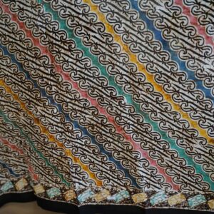 Batik Coton Paris Pekalongan Java – Parang rusak multi colour